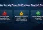 online security threat notifications stay safe online