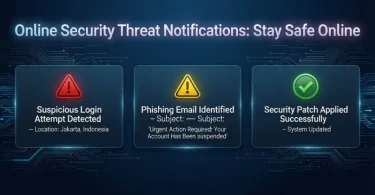 online security threat notifications stay safe online