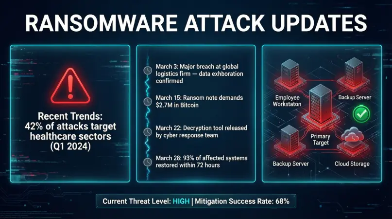 ransomware attack updates