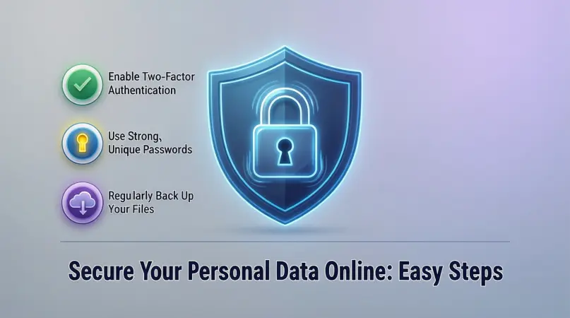 secure your personal data online easy steps